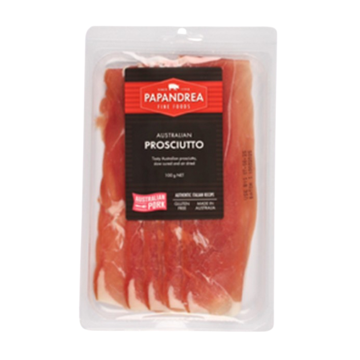 Papandrea Fine Foods Prosciutto 100g
