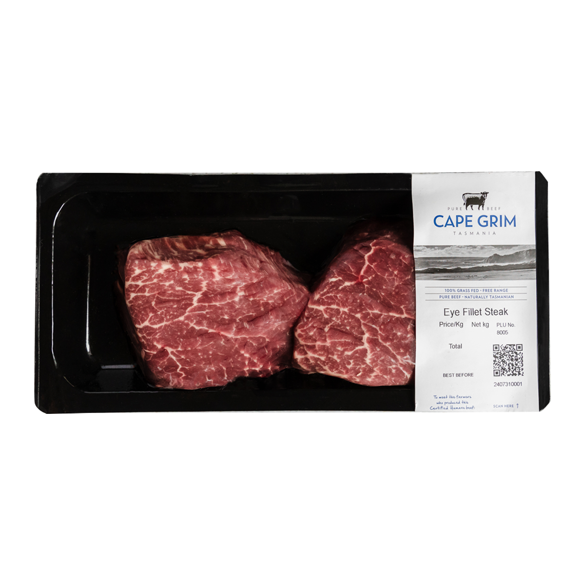 Cape Grim Beef Eye Fillet Steaks 200-340g | Harris Farm Markets Online