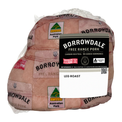 Borrowdale Free Range Pork Boneless Leg Roast 1.4kg-2.4kg