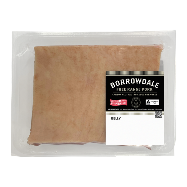 Borrowdale Free Range Pork Belly 800g-1.2kg