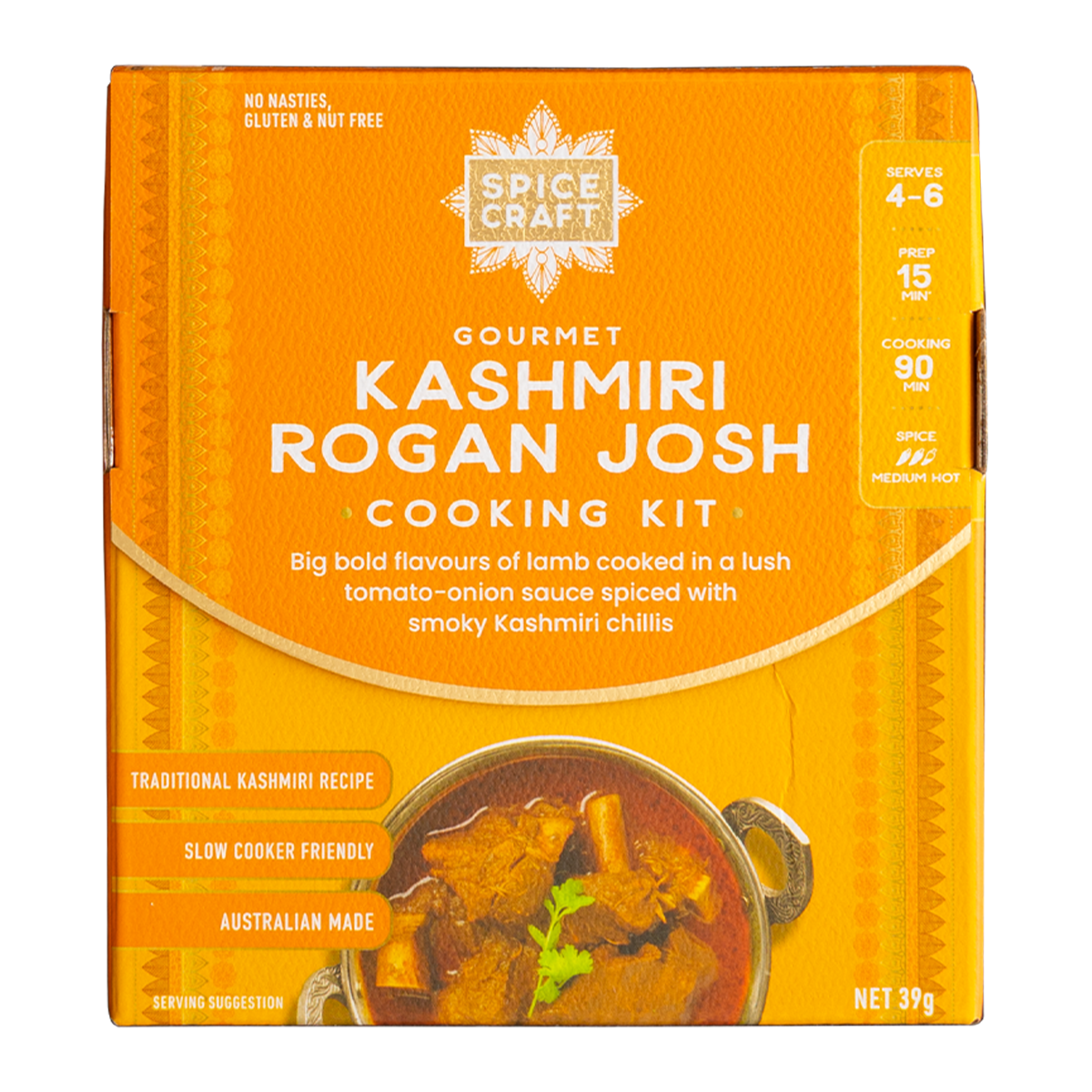 Spicecraft Gourmet Kashmiri Rogan Josh Cooking Kit 39g