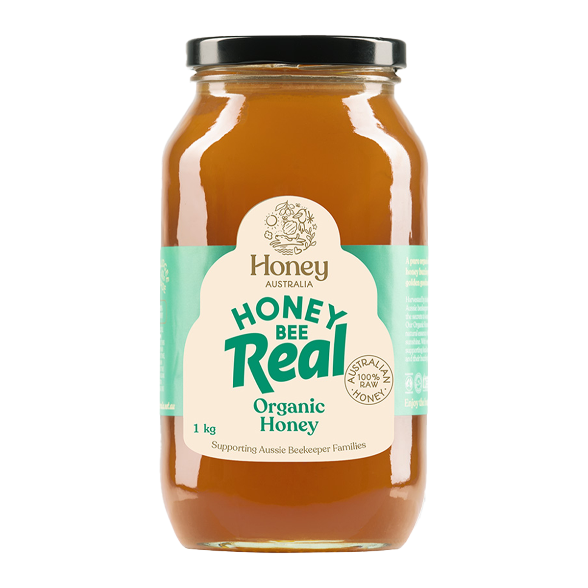 Honey Australia Raw Organic Honey 1kg
