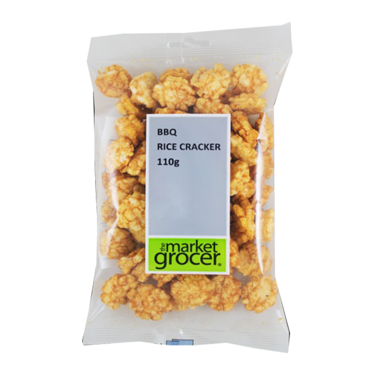The Market Grocer Rice Crackers BBQ 110g