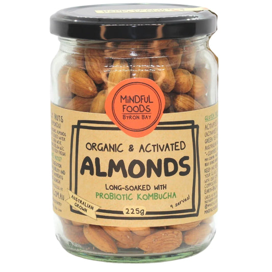 Mindful Foods Almonds Organic and Activated 225g