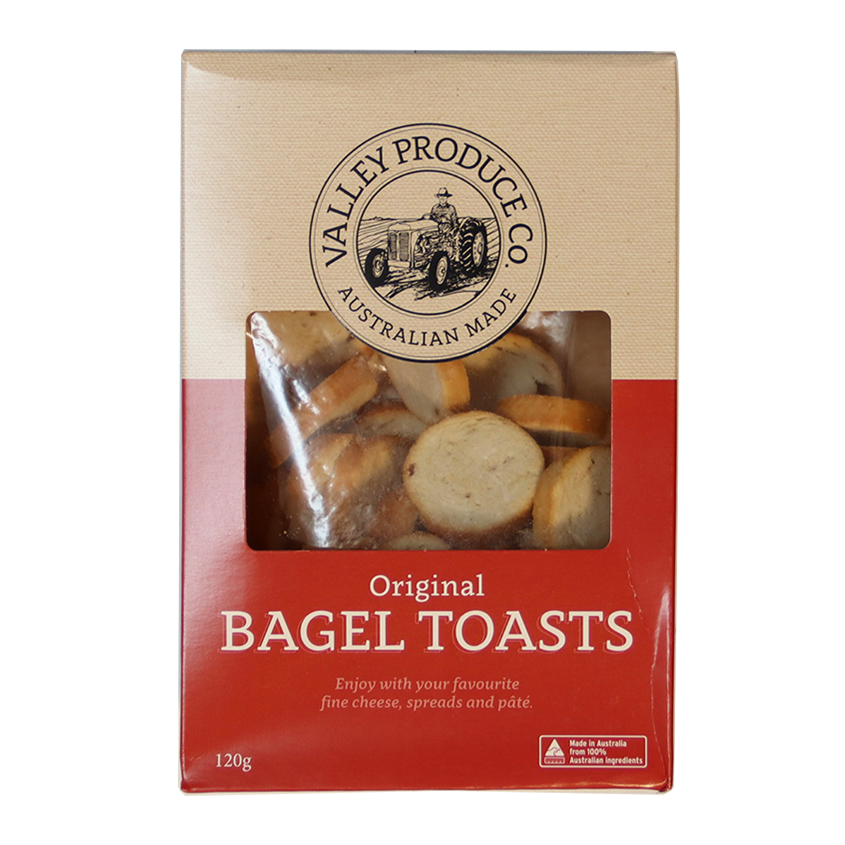 Valley Produce Co Original Bagel Toast 120g