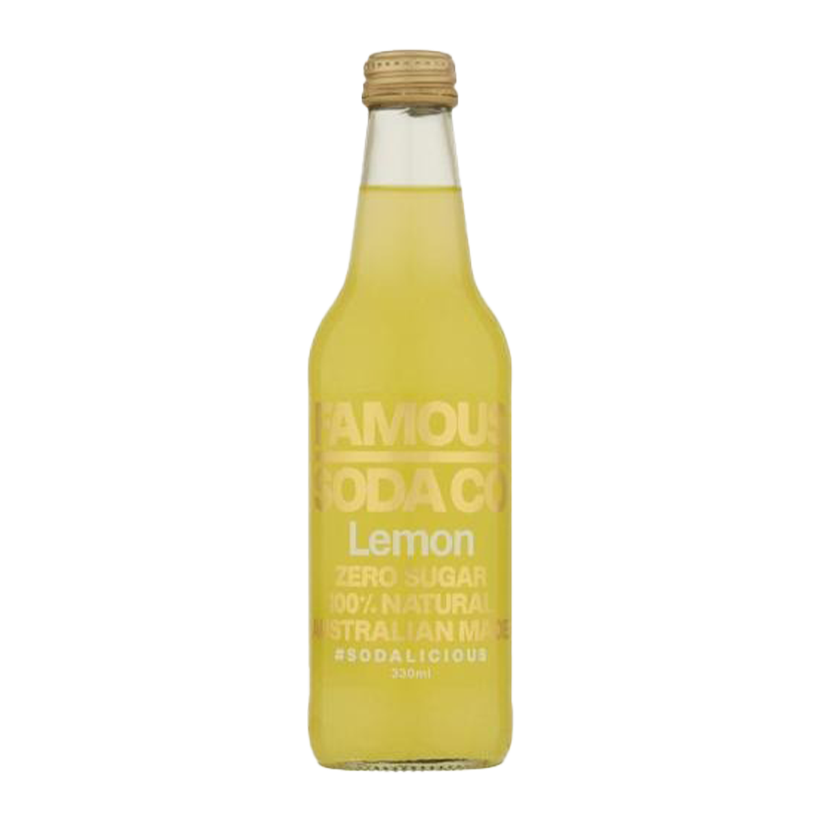 Famous Soda Co. Sugar Free Lemon 330ml