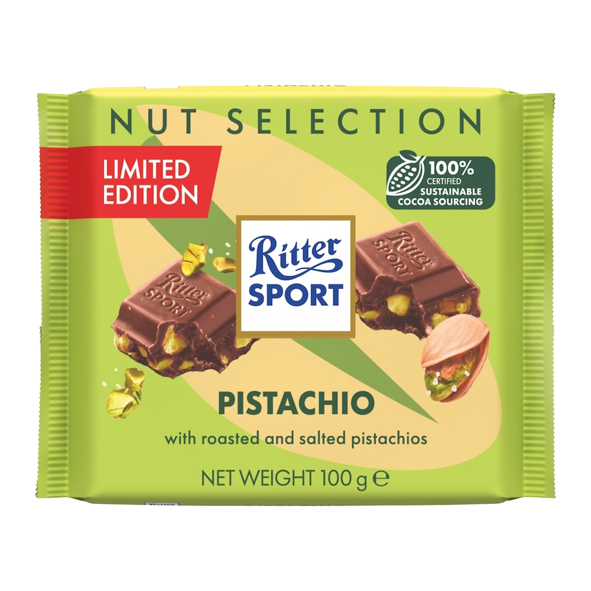 Ritter Sport Pistachio Chocolate 100g