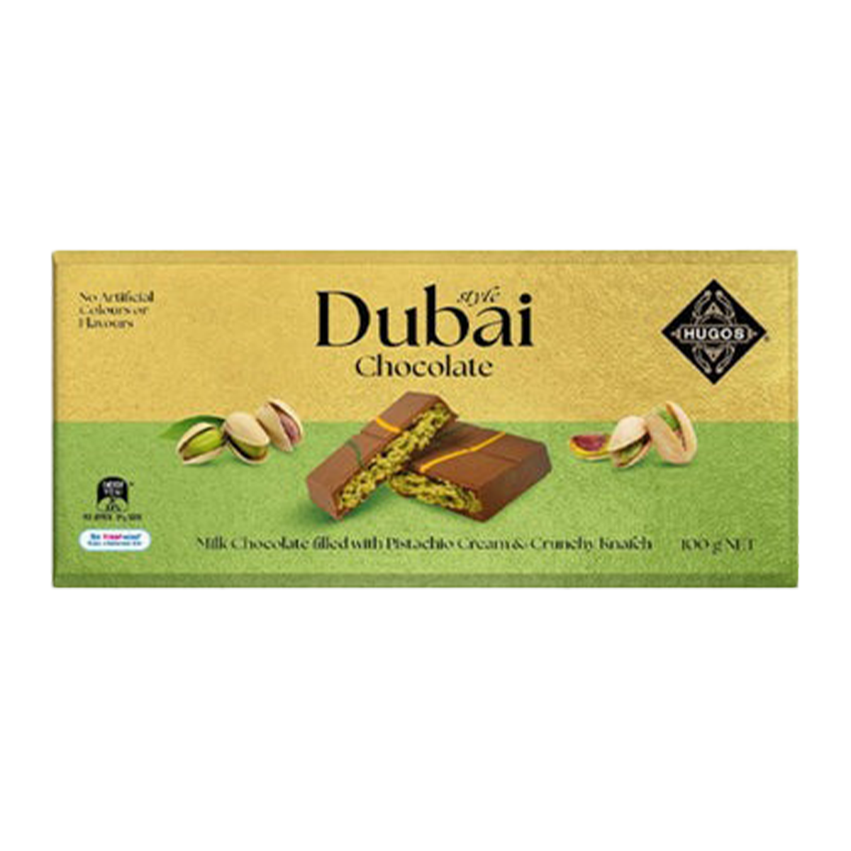 Hugo's Dubai Style Chocolate 100g | Harris Farm Markets Online