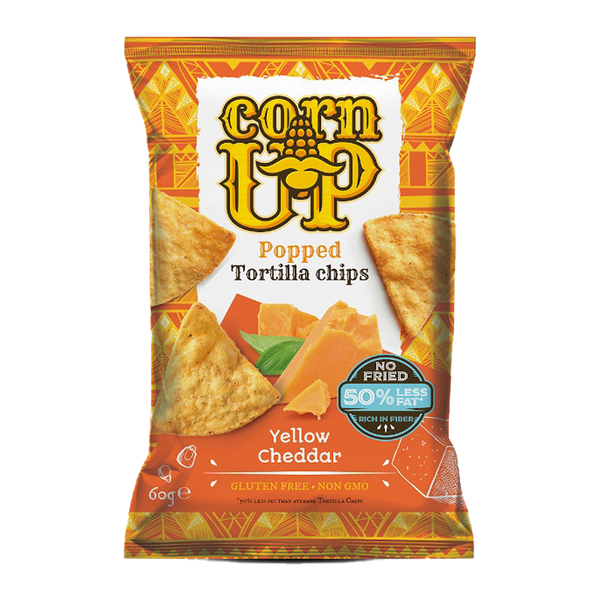 Corn Up Popped Tortilla Chips Cheddar 60g Harris Farm Markets