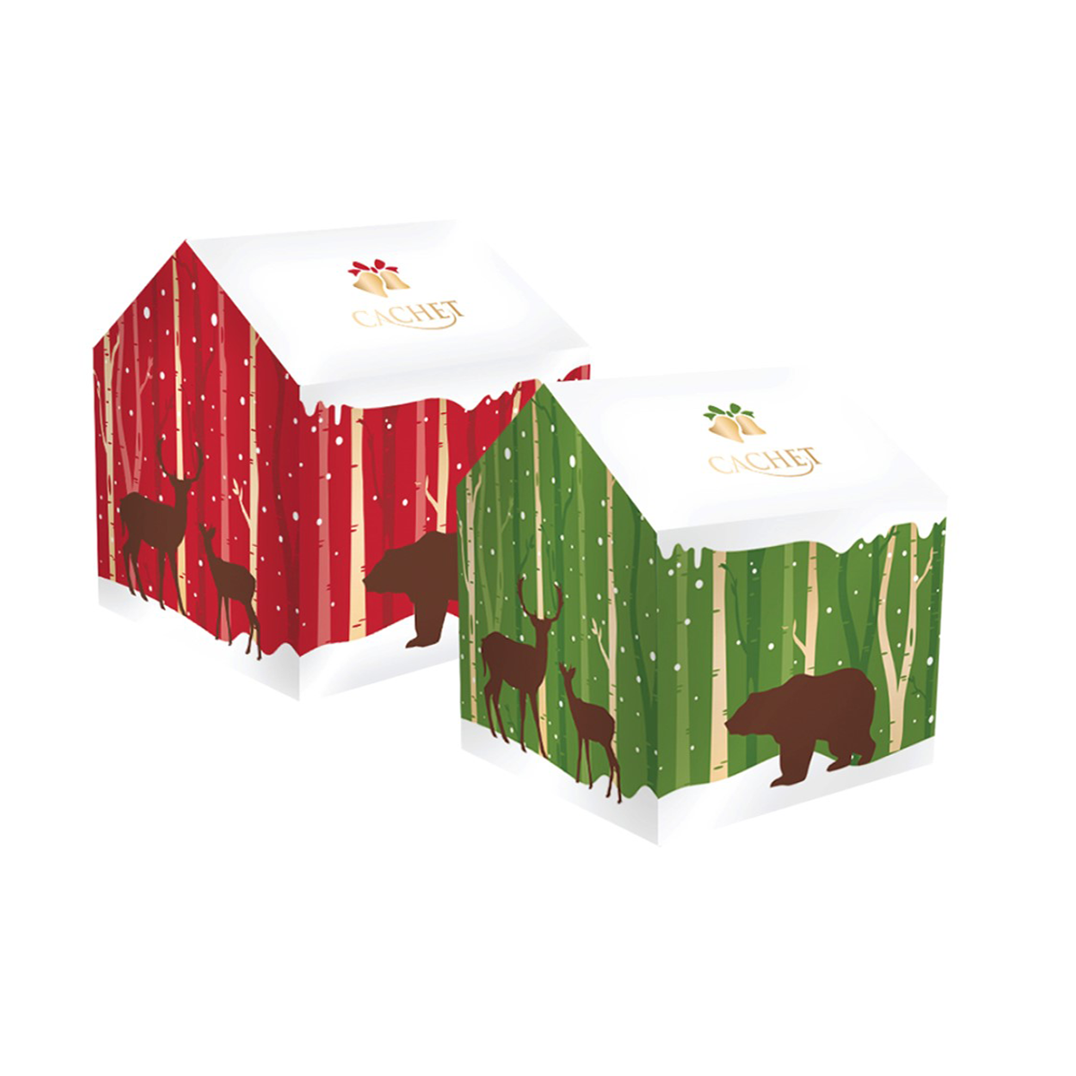 Cachet Christmas Chocolate House 100g