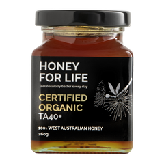 Honey For Life Organic TA40+ 260g