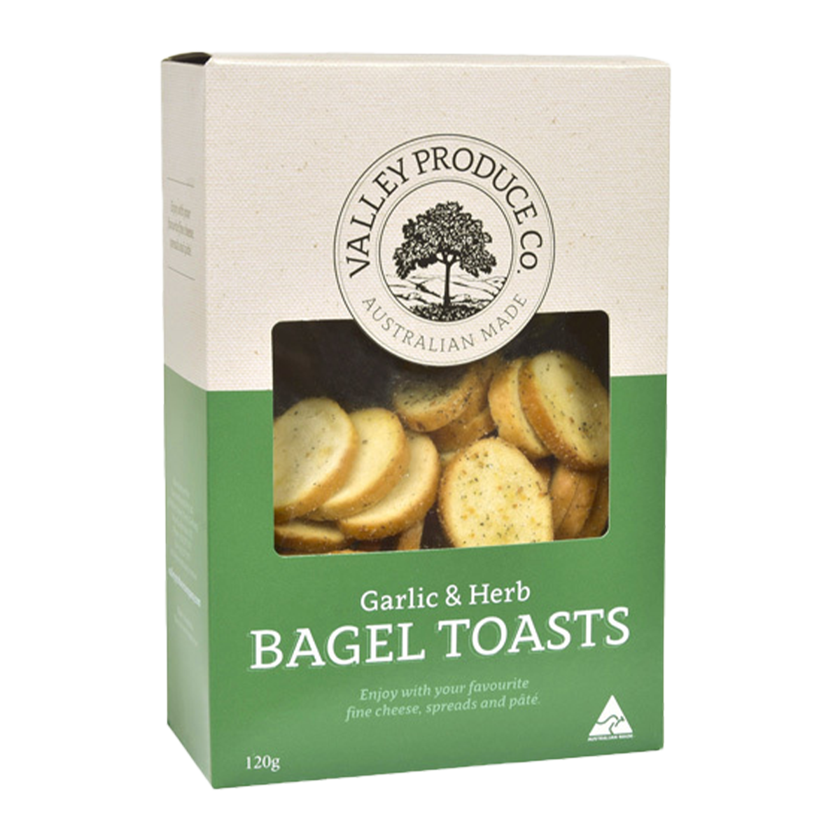 Valley Produce Co Garlic & Herb Bagel Toast 120g