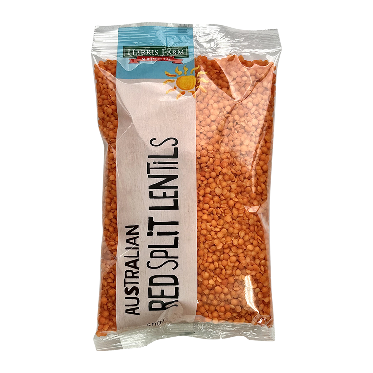 Harris Farm Australian Red Split Lentils 500g