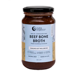 Nutra Organics Beef Bone Broth Natural 390g