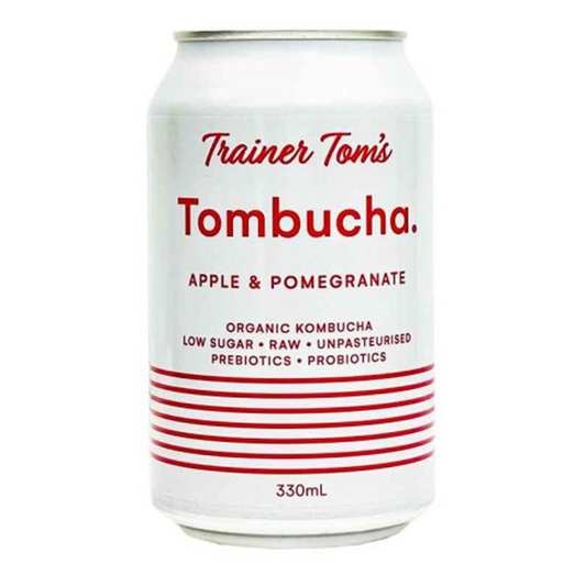 Trainer Tom's Organic Tombucha Apple & Pomegranate 330ml