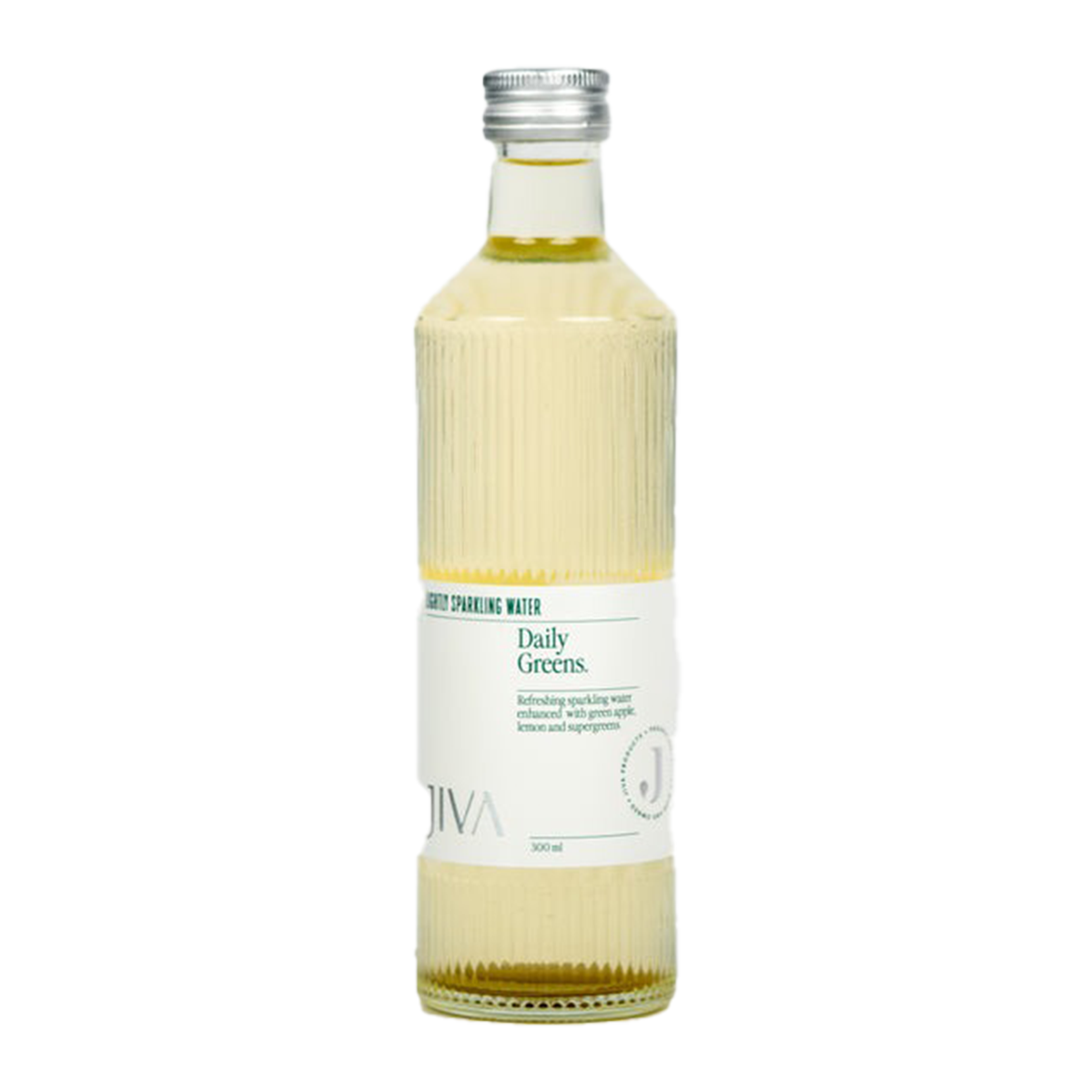 Jiva Daily Greens Apple Sparkling Water 300ml