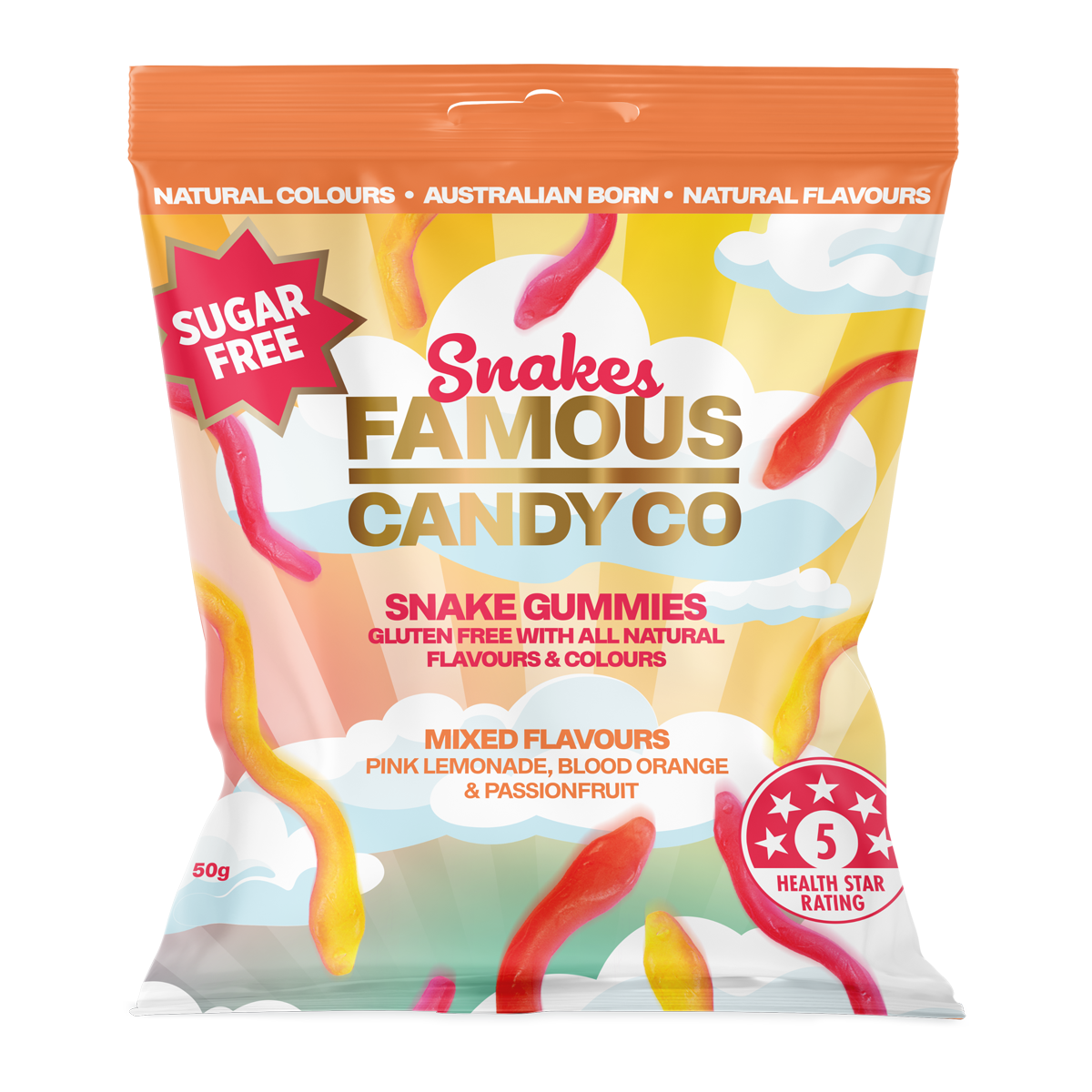 Famous Candy Snakes 70g