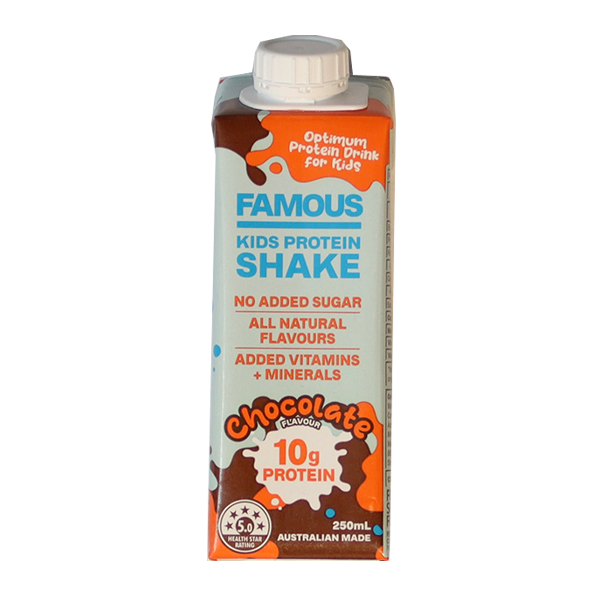 Famous Kids Chocolate Protein Shake 250ml