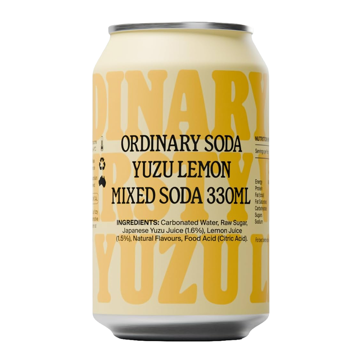 Ordinary Soda Yuzu Lemon 330ml