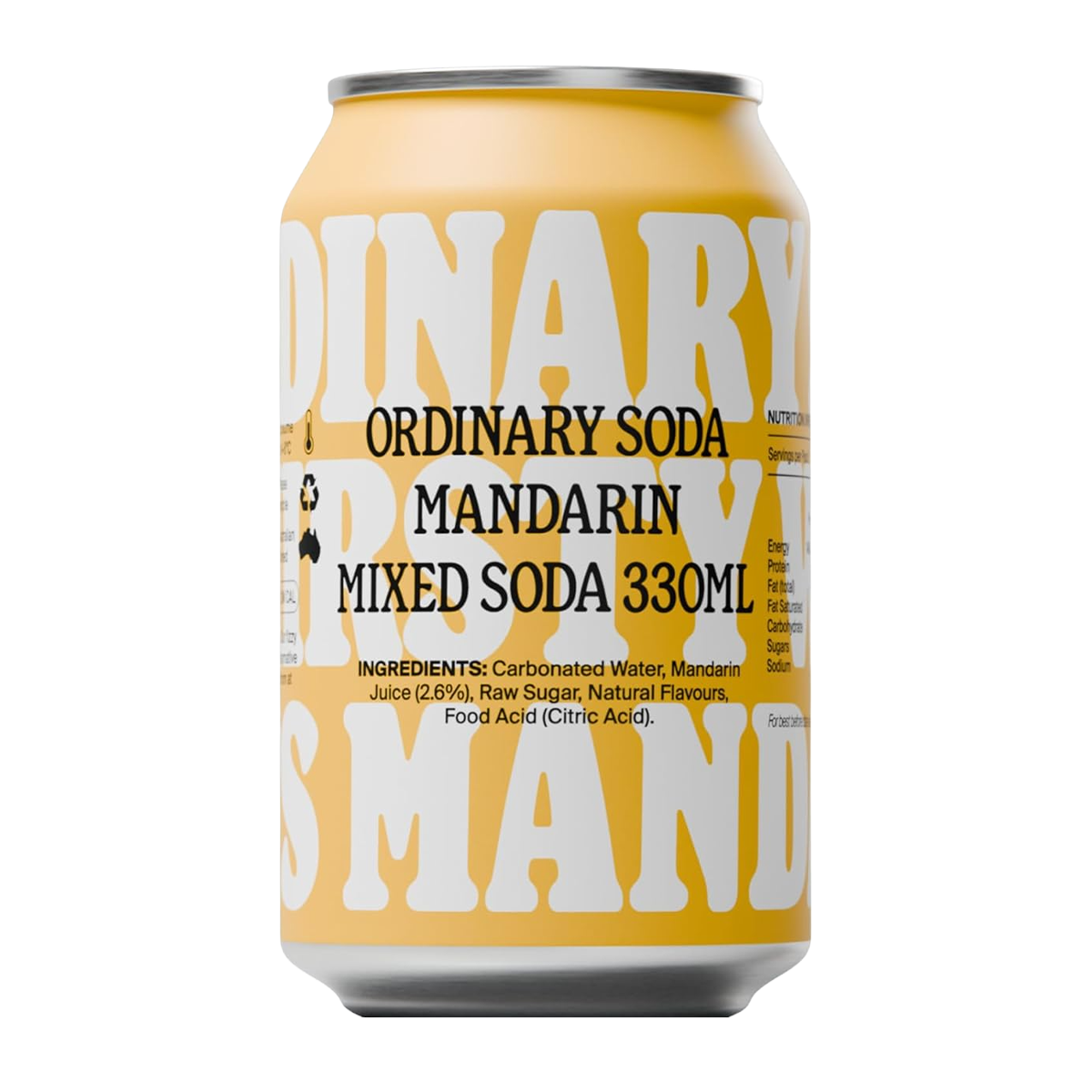 Ordinary Soda Mandarin 330ml