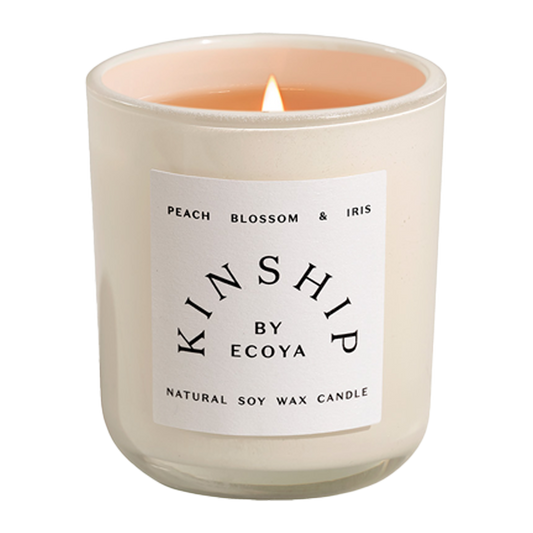 KINSHIP By ECOYA Peach Blossom & Iris Mini Candle 75g