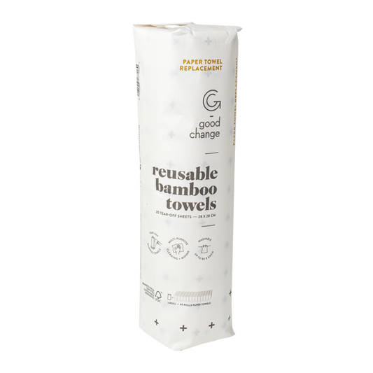 Good Change Bamboo Reusable Towels x20 Sheets