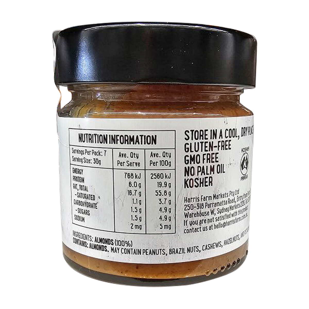 Harris Farm Smooth Almond Butter 200g