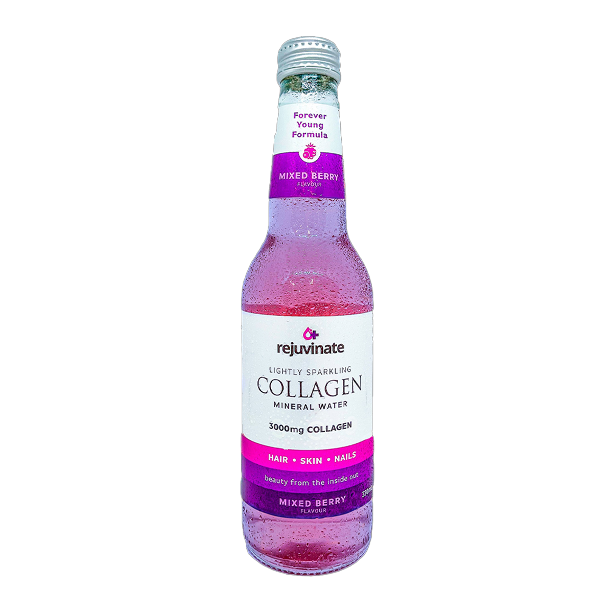 Rejuvinate Collagen Sparkling Water Mixed Berry 350ml