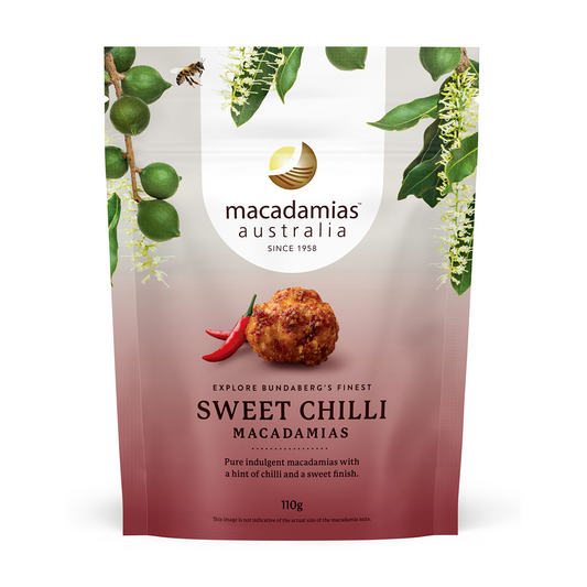 Macadamias Australia Sweet Chili Macadamias 110g