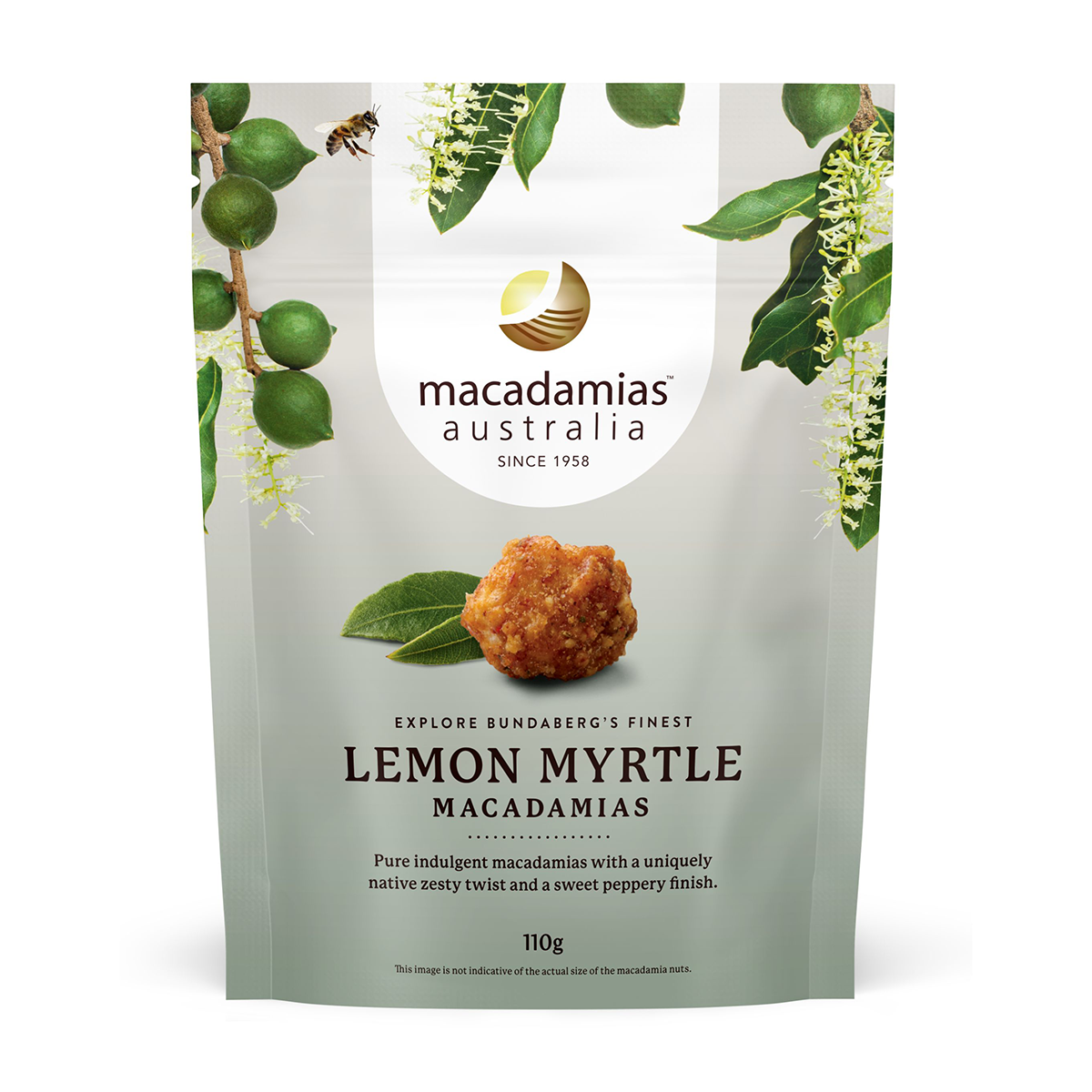 Macadamias Australia Lemon Myrtle Macadamias 110g