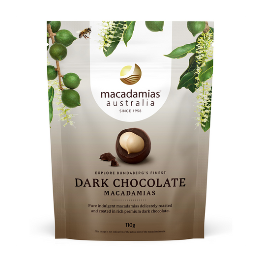 Macadamias Australia Dark Chocolate Macadamia 110g