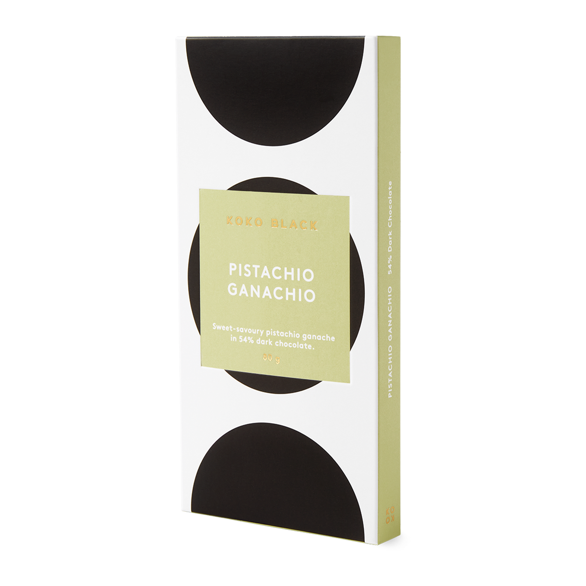 Koko Black Dark Chocolate Pistachio Ganachio 80g