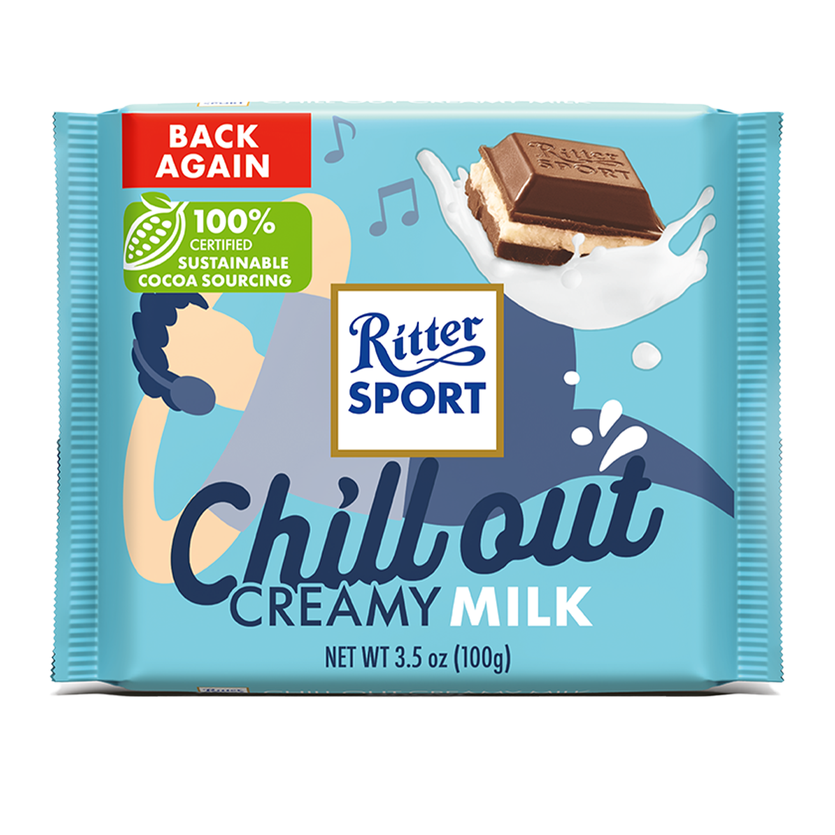 Ritter Sport Chill Out Creamy Milk 100g