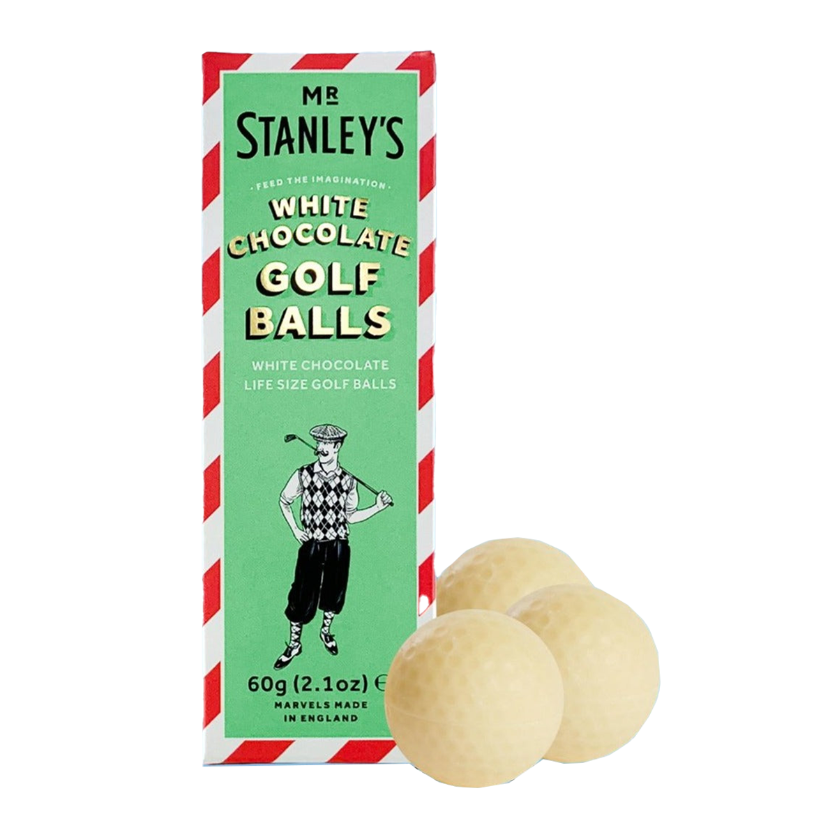 Mr Stanleys White Chocolate Golf Balls 60g