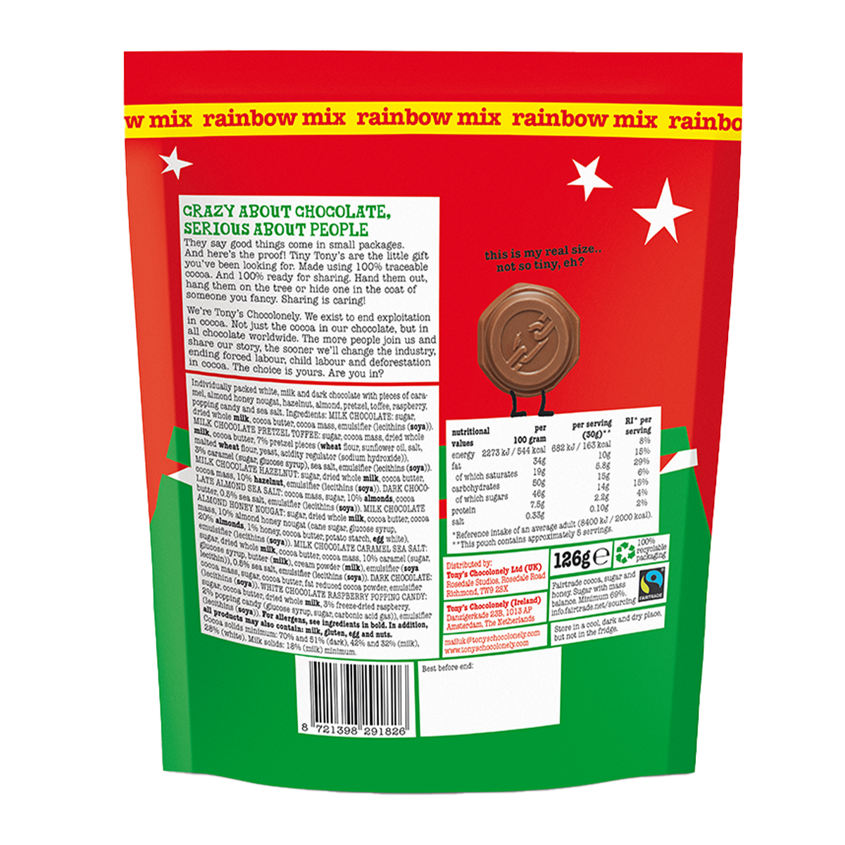 Tony's Chocolonely Mix Pouch 126g