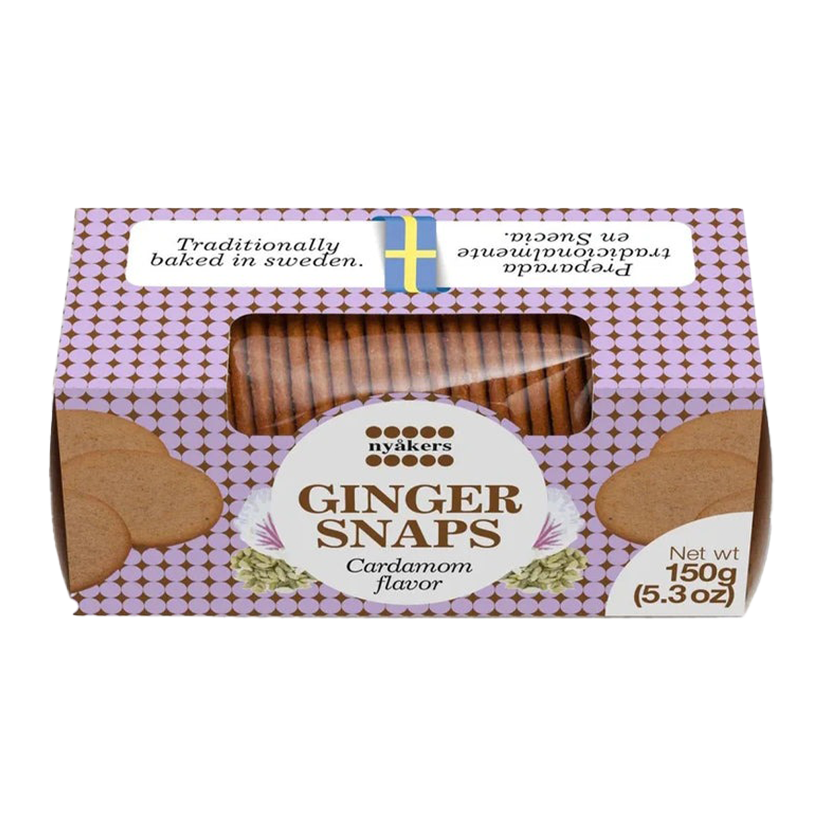 Nyakers Gingersnap Cardamom 150g