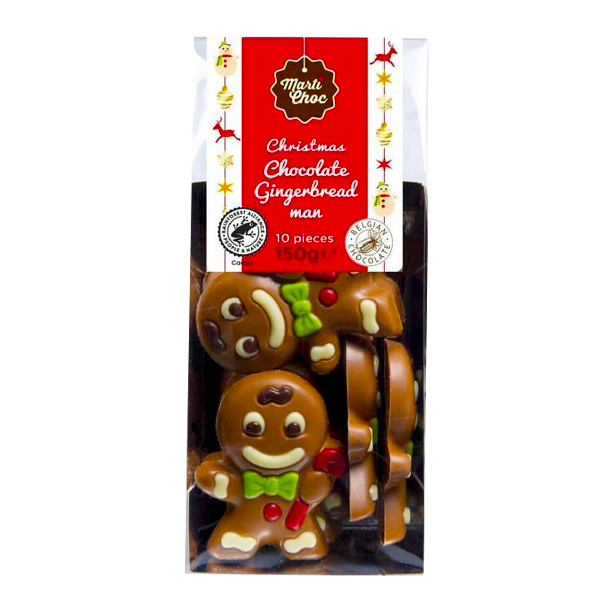 Martinez Ginger Bread Men Milk Chocolate 150g