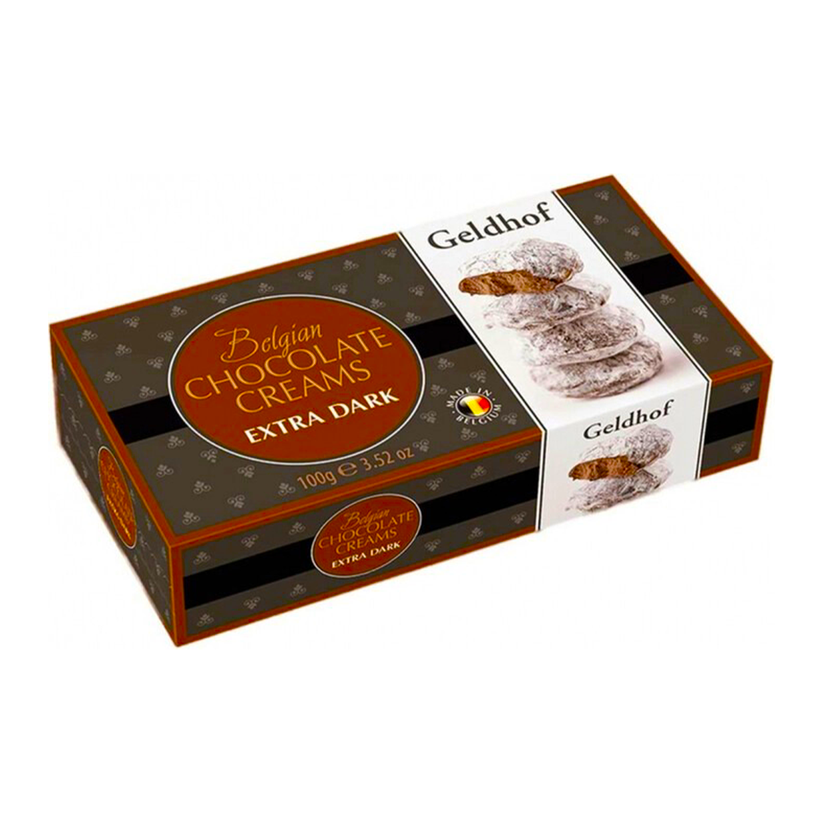 Geldhof Chocolate Creams Extra Dark 100g