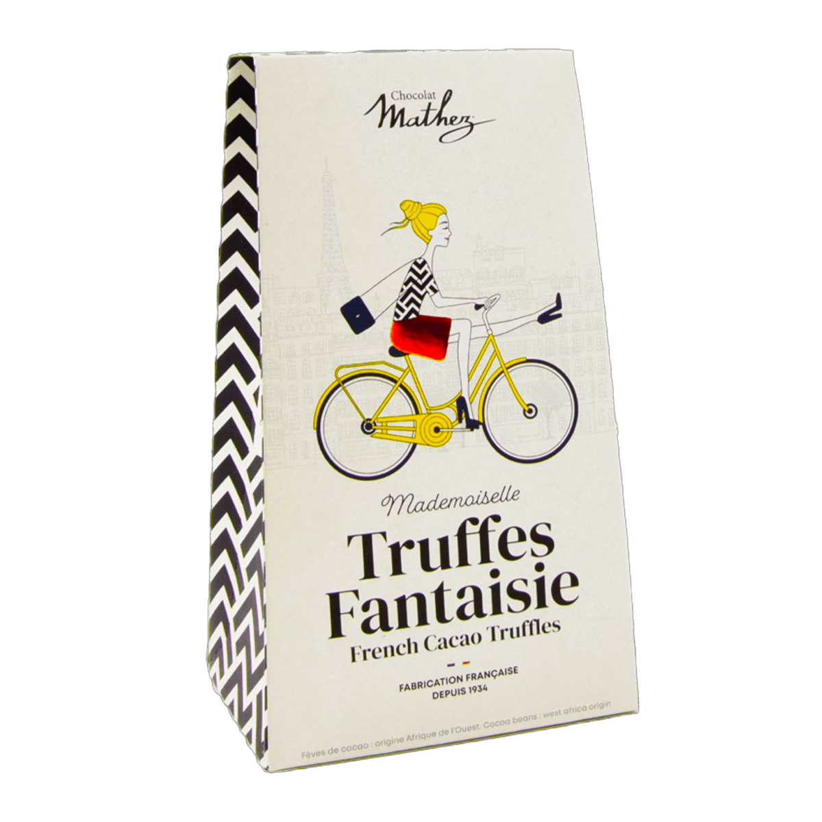 Chocolate Mathez Truffes Fantaisie French Cacao Truffles Bicycle 100g