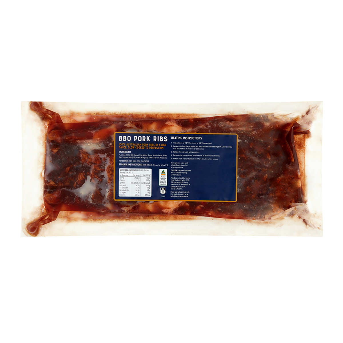 Proper Meat BBQ Pork Ribs 800-1.2kg