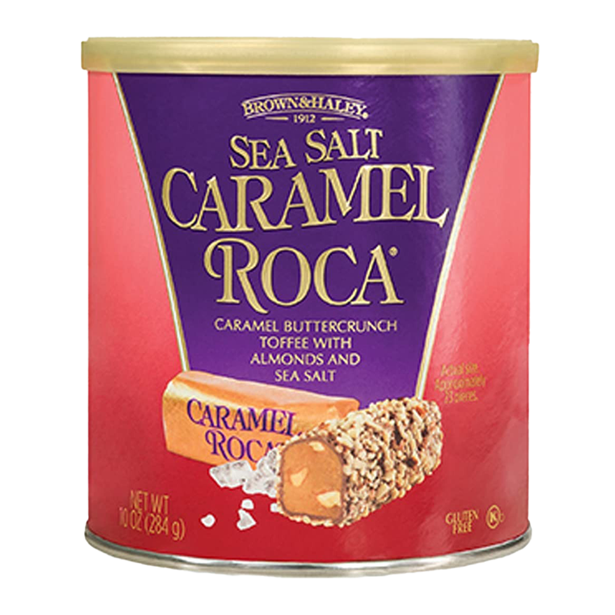 Brown and Haley Sea Salt Caramel Roca Can 284g