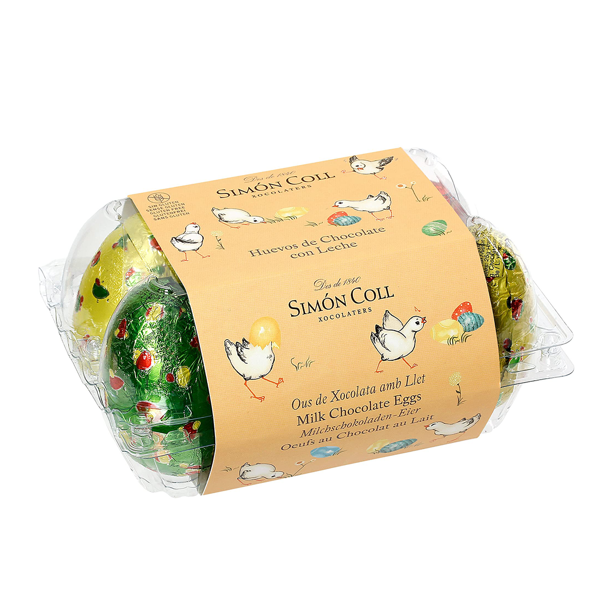 Simon Coll Milk Chocolate Eggs Assorted 150g