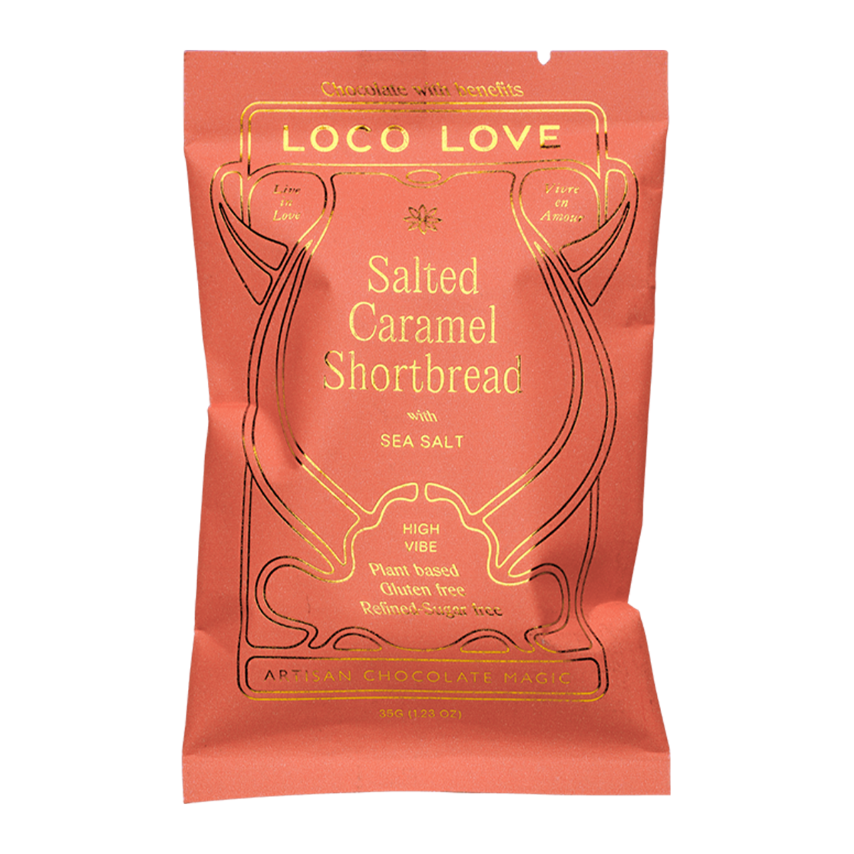 Loco Love Salted Caramel Shortbread 35g