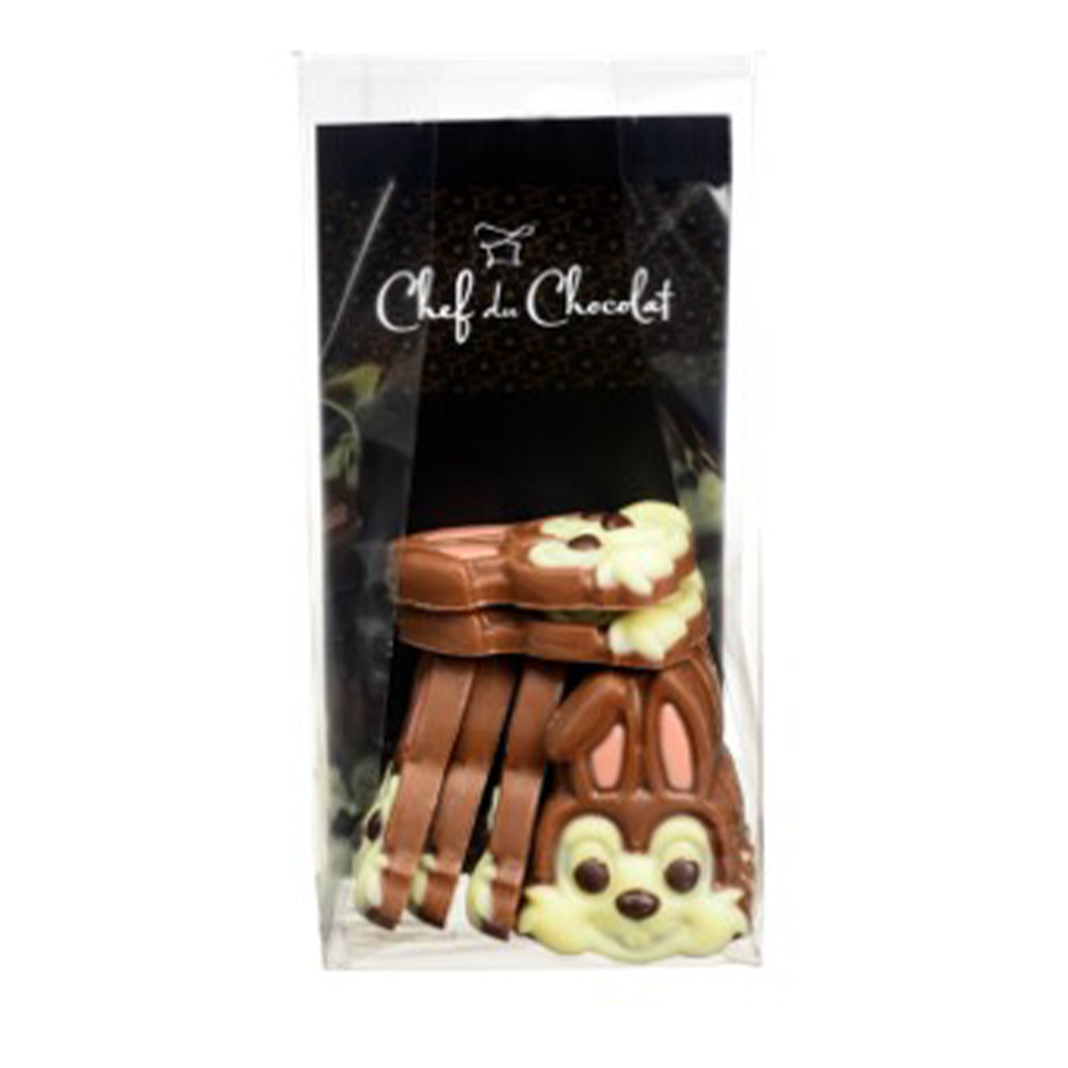Chef Du Chocolat Bunny Heads Gift Bag 150g