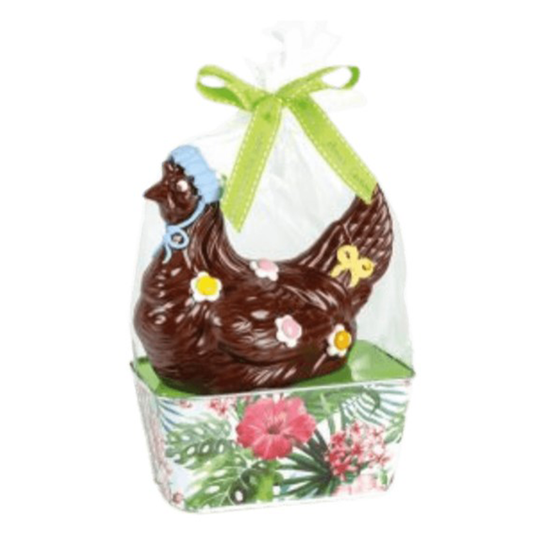 Dolcerie Chocolate Hen Tin 150g