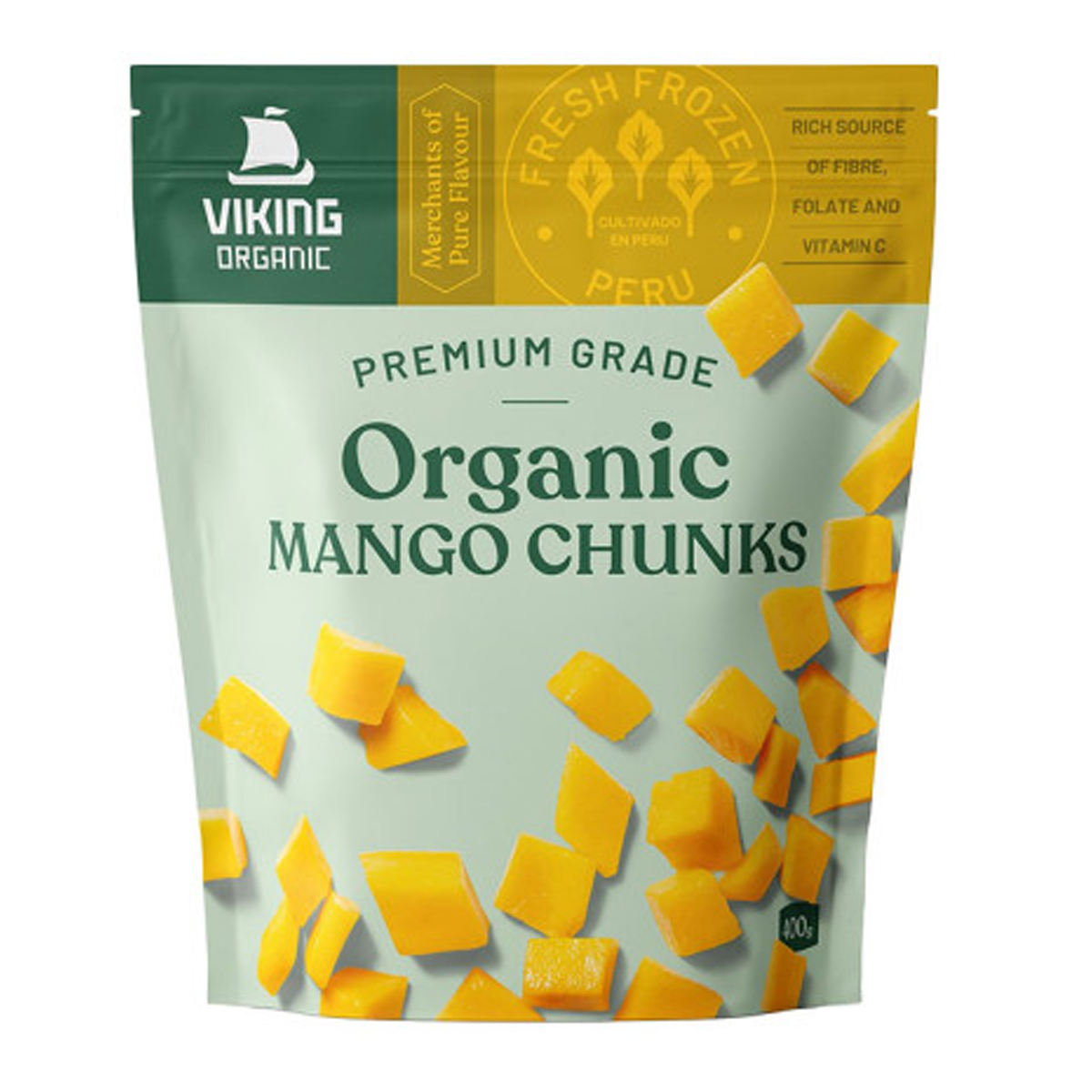 Viking Organic Frozen Mango Chunks 400g