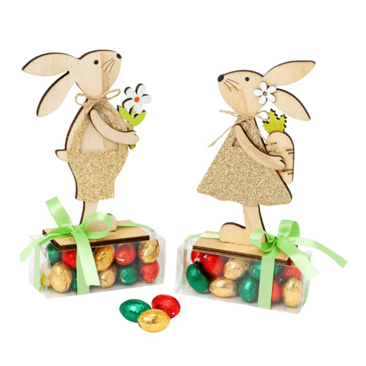 Mopec Wooden Bunny Eggs 85g