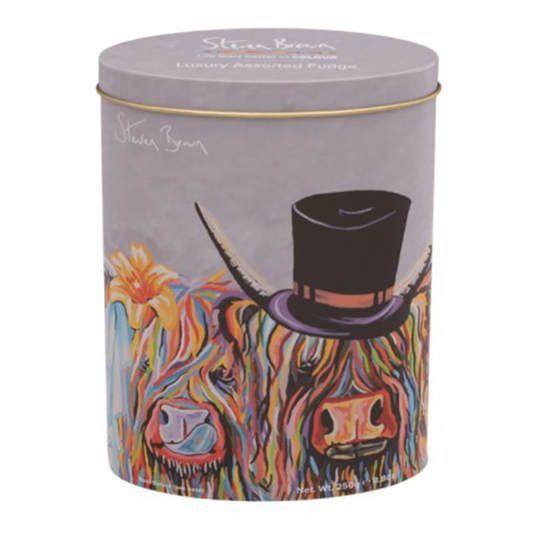 Steven Brown Assorted Fudge Oval Tin 250g