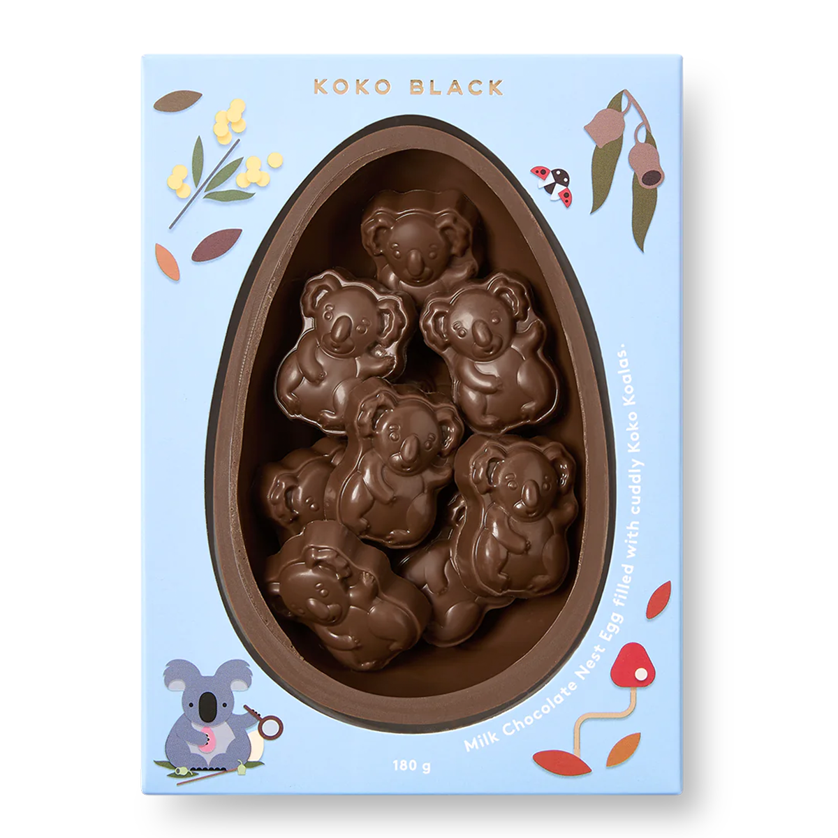 Koko Black Milk Chocolate Koko Koalas Nest Egg 180g