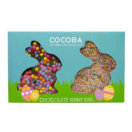 Cocoba Bunny Shaped Chocolate Bar Set 200g